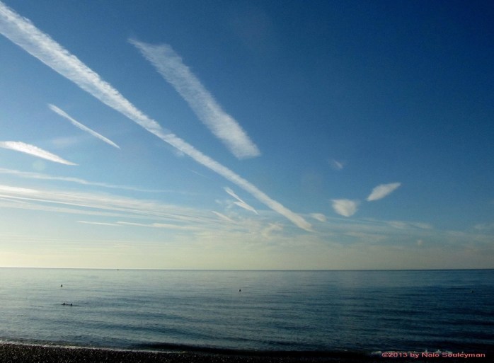 un sillage de ciel copyright