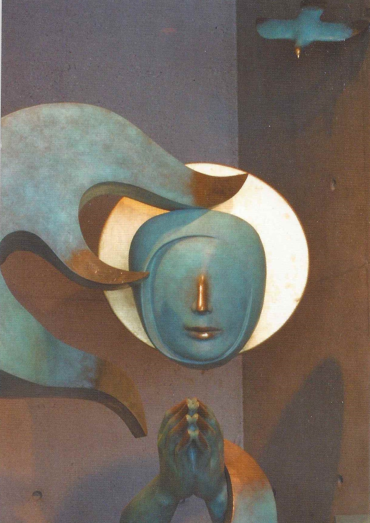 Notre Dame de Pentecôte sculptée par Etienne