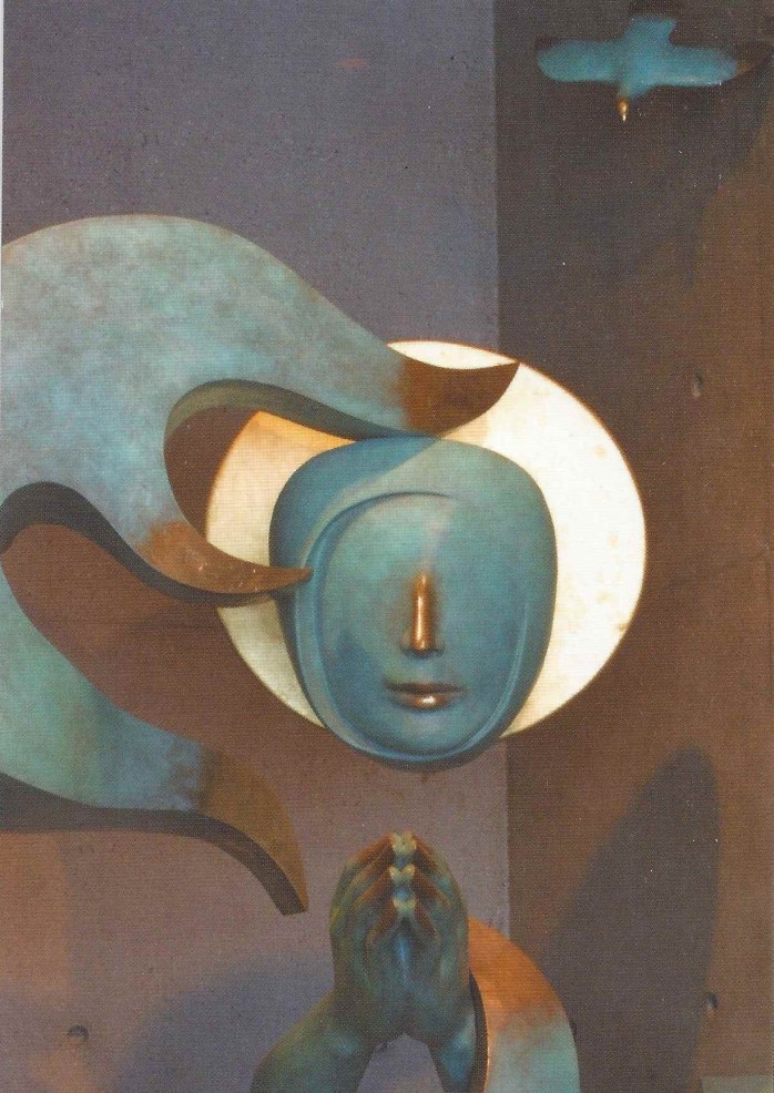 Notre Dame de Pentecôte sculptée par Etienne